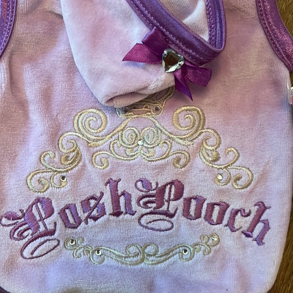*SOLD* Lulu Pink “Posh Pooch” Hoodie (Girl) XS - Picture 3 of 4